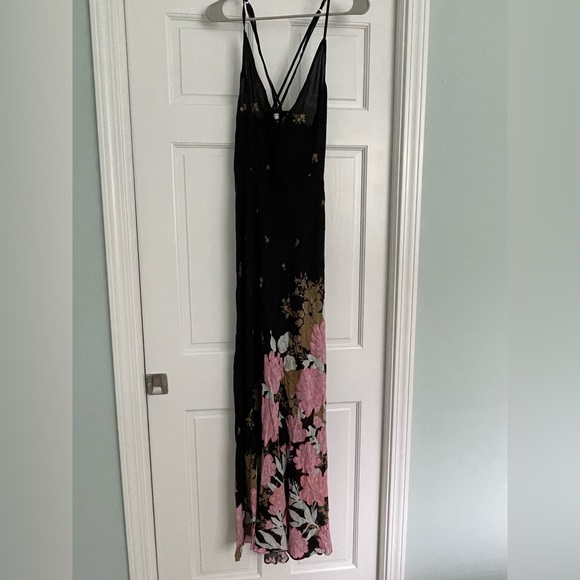 Free People Get  To You Printed Maxi Slip- Size Medium. New with tags - Picture 6 of 6